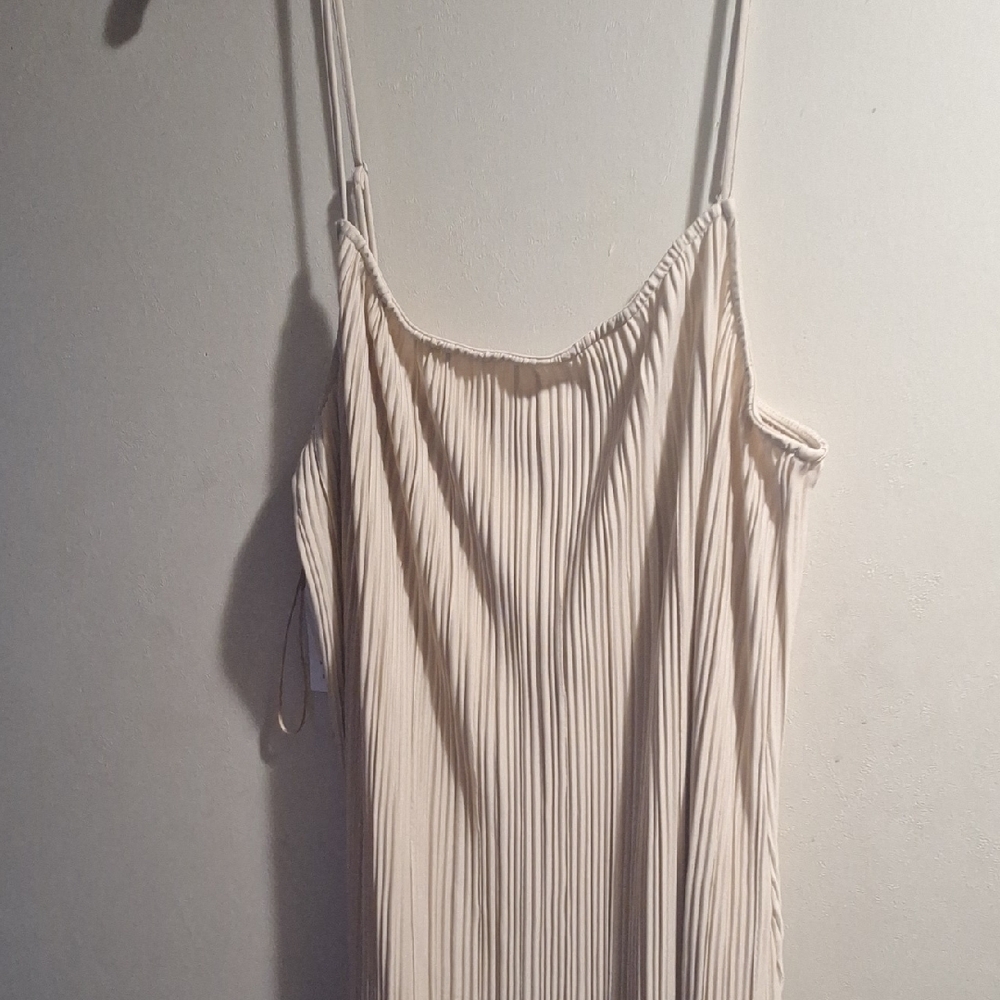 Time and Tru Cream Maxi Dress